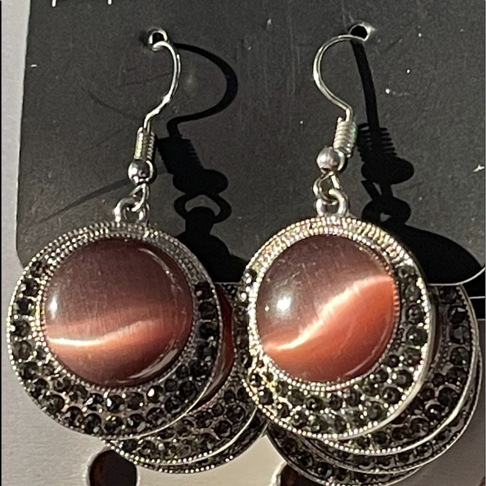 Tiger eye earrings